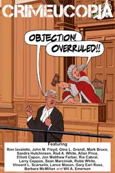 Book cover showing British courtroom scene