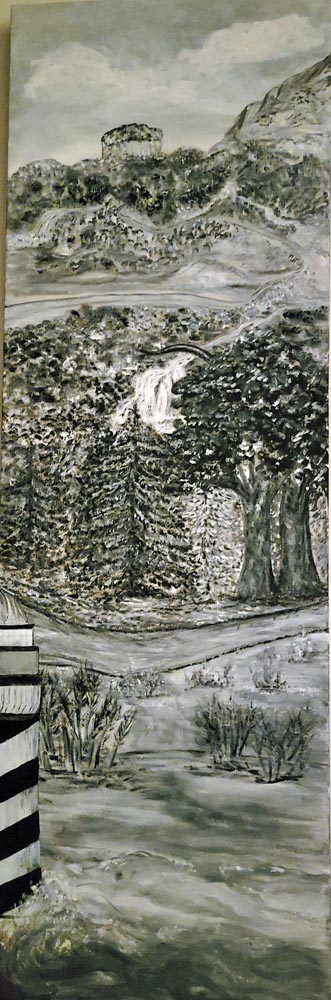 Landscape in black and white